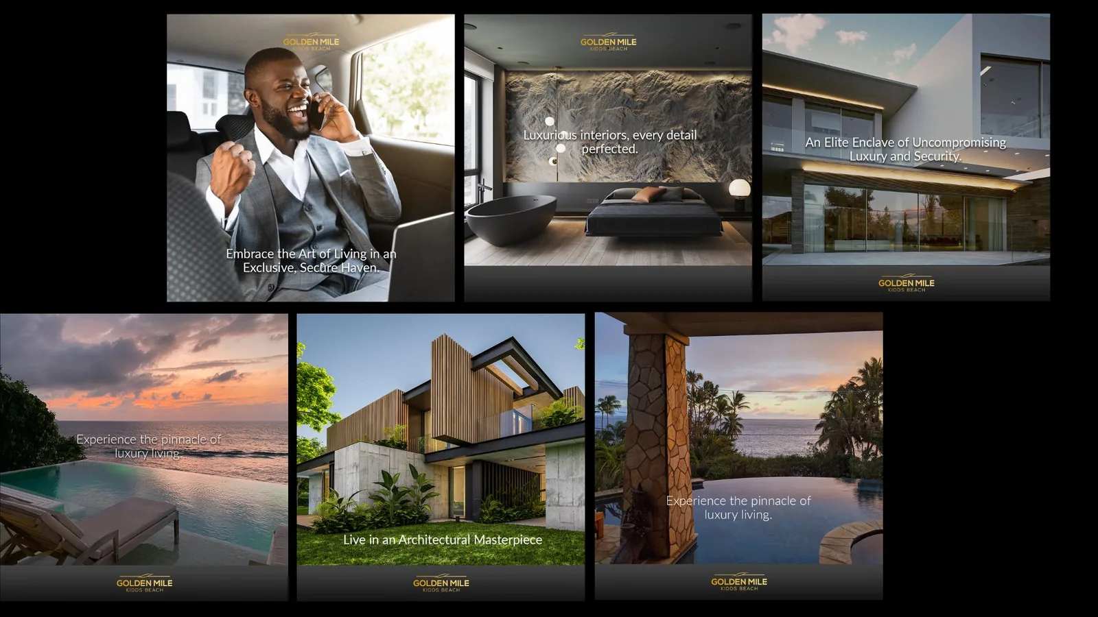 Golden Mile social campaign by Poke Digital