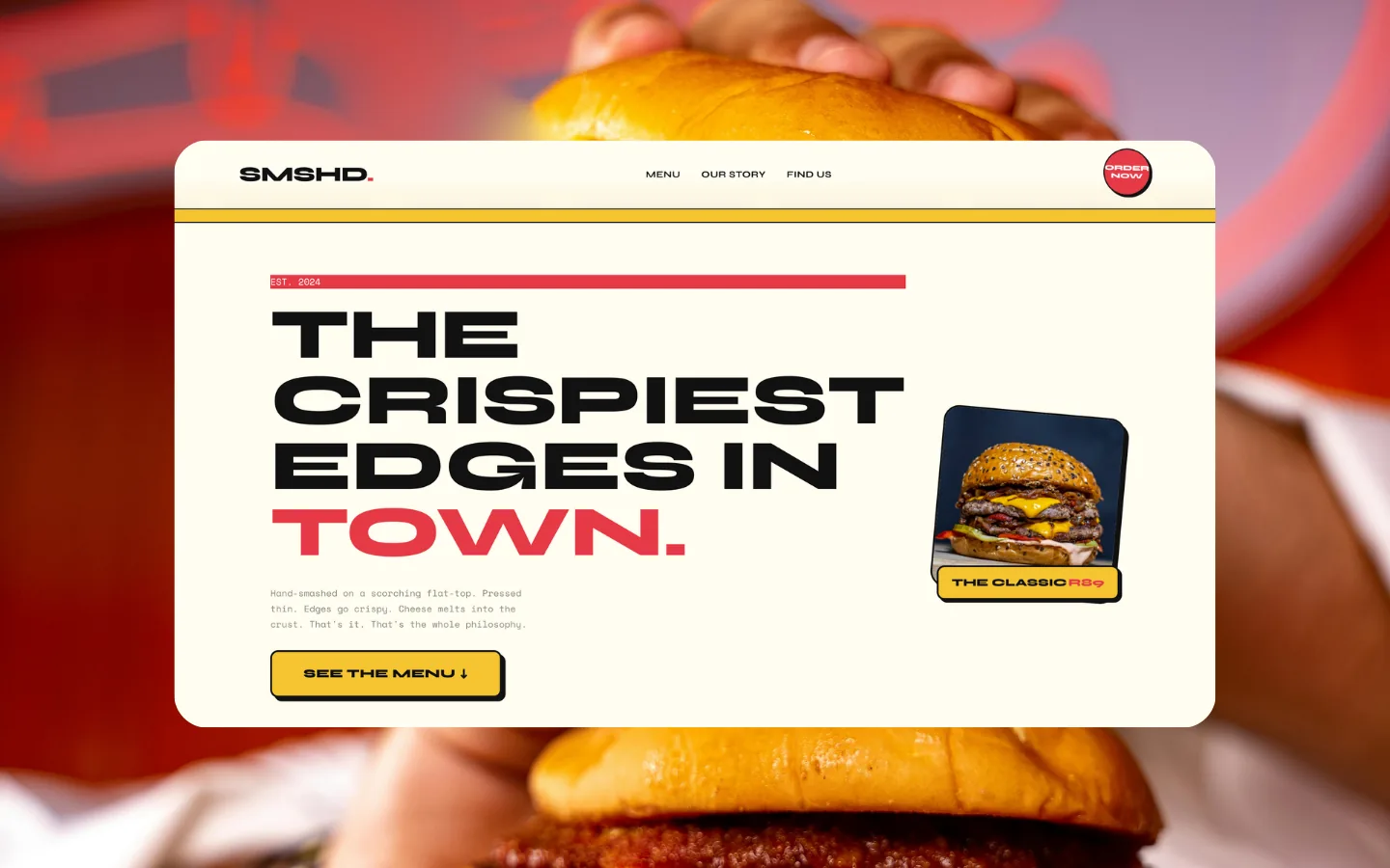 SMSHD website hero screen
