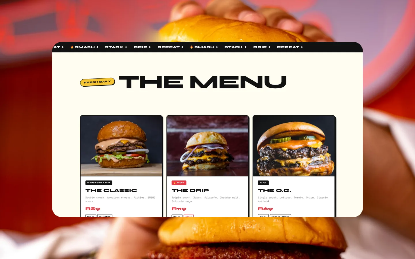 SMSHD website screenshot 1